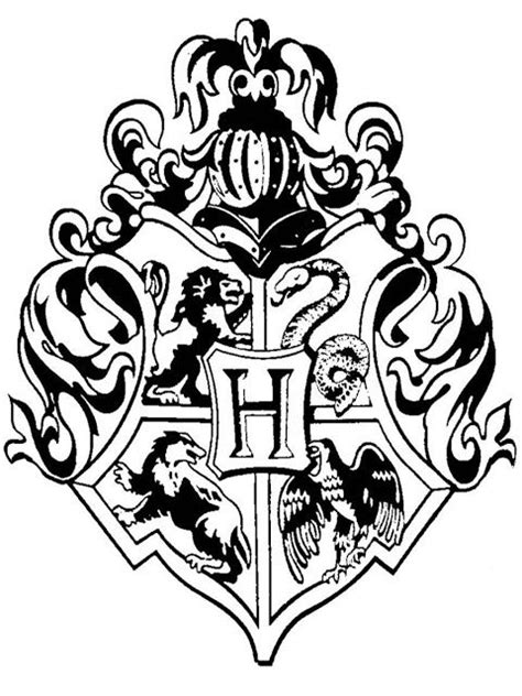 Hogwarts Crest Rubber Stamp DIY! | Harry potter stencils, Harry potter