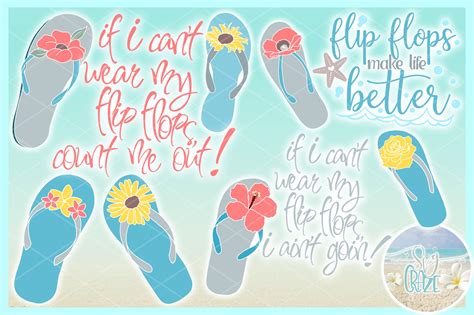 Check spelling or type a new query. If I Can't Wear My Flip Flops Flowers Quote Bundle SVG (277657) | SVGs | Design Bundles