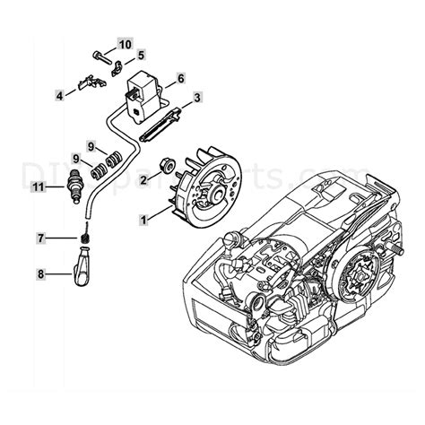 Stihl Ms 201 T Chainsaw Ms201 T Parts Diagram Ignition System