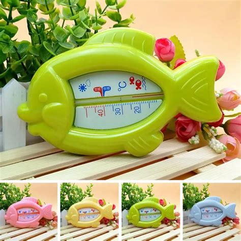 High Quality Baby Floating Fish Water Thermometer Plastic Float Bath