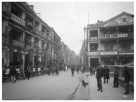 Hong Kong China Street View With Residential And Commercial Buildings