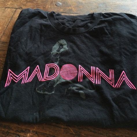 Rare Madonna Tee From Her Fan Club This Is A Rare Limited Edition T Shirt From Madonnas Fan Club