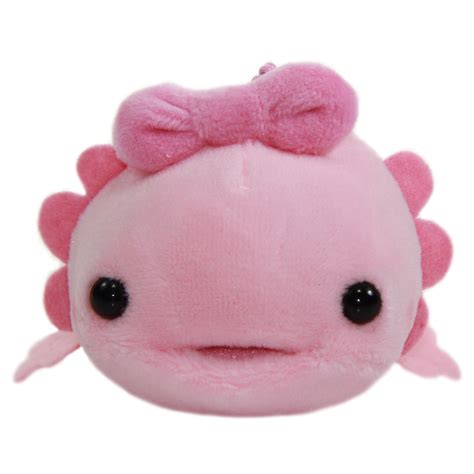 Axolotl Plushie Small Keychain Super Soft Plush Toy Pink