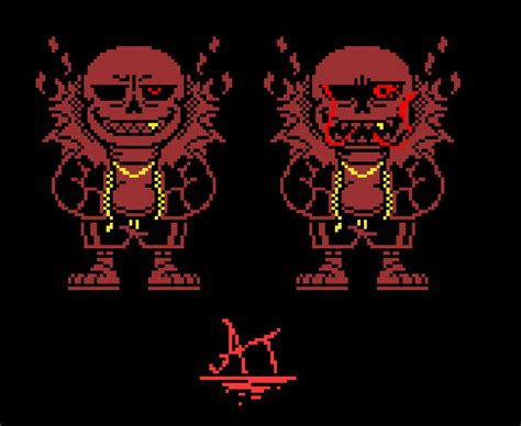 Canonfell Underfell Sans Battle Sprites By Albertr0n1c On Deviantart