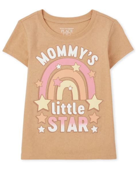 Baby And Toddler Girls Short Sleeve Mom Graphic Tee The Childrens