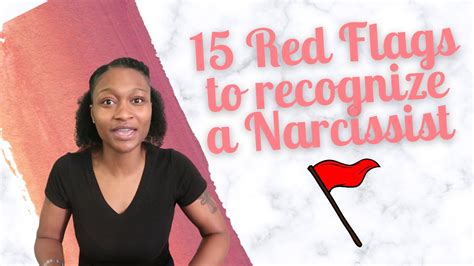 🚩🚩15 Red Flags To Recognize A Narcissit Early Warning Signs Of A Narcissist🚩🚩 Youtube
