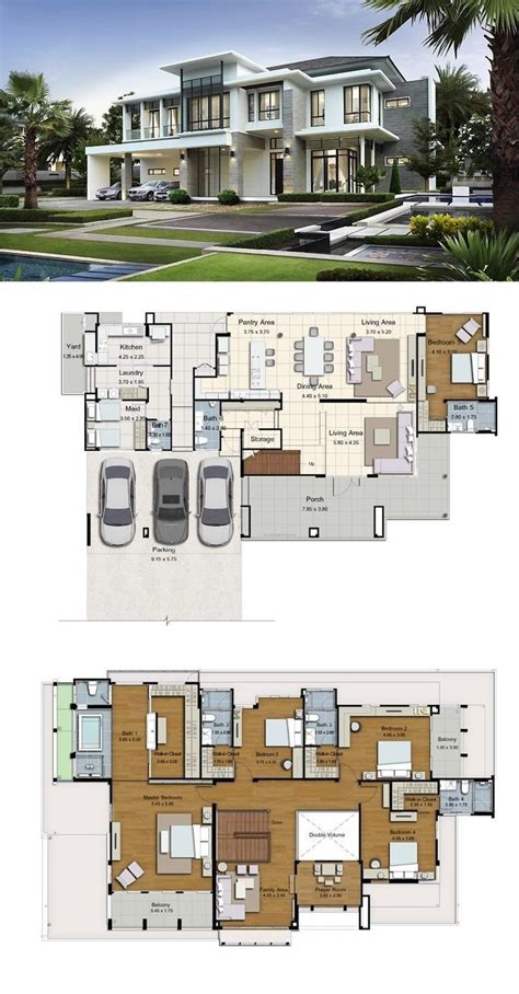 Big Modern House Floor Plans Best Wohnen Images On Pinterest Big House