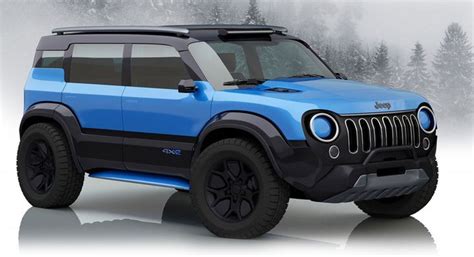 Unofficial Render Imagines What An Electric 2028 Jeep Renegade Could