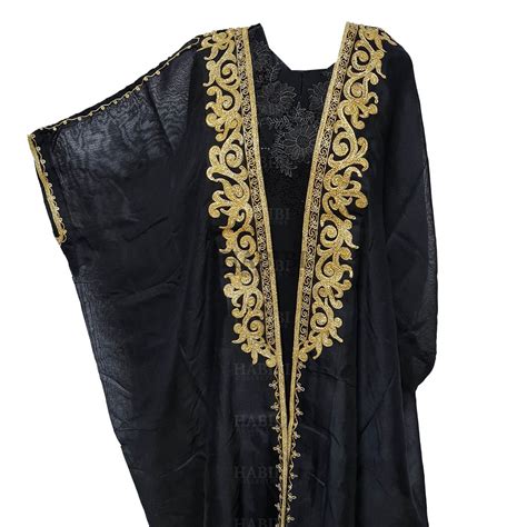 Womens 3 Quarter Sleeve Arabian Bisht Black Cloak Arab Etsy Uk