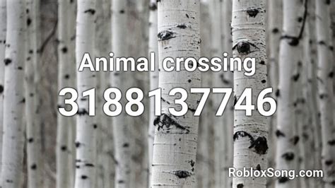 Animal Crossing Roblox Id Roblox Music Codes