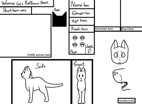 Warrior Cats Ref Sheet Base By Artzyt00l On Deviantart