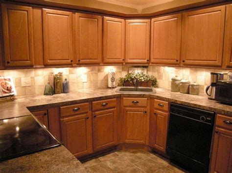 Stain it the same color as your cabinets. 25+ Charming Kitchen Cabinet Decorating Ideas Using Oak Trees in 2020 | Kitchen remodel, Honey ...