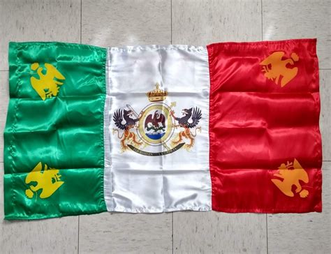 Bandera México Maximiliano Historia Segundo Imperio Historic Tienda