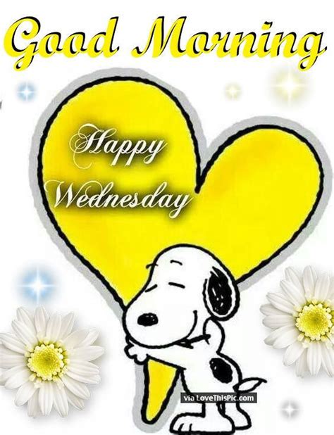 Snoopy Good Morning Happy Wednesday Quote Snoopy Good Morning Wednesday