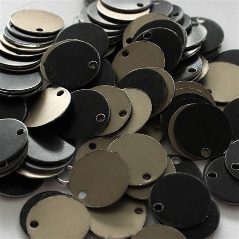 58 Anodized Aluminum Blanks 50 Aluminum Disks Aluminum Circles Etsy
