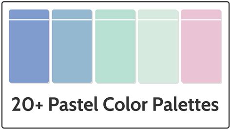 20 Palet Warna Pastel Terbaik Untuk 2023 Ceaseo