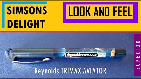 Reynolds Trimax Aviator Refillable View Youtube