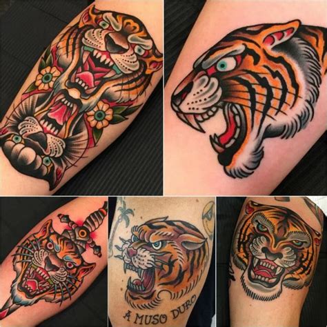 Tiger Tattoo Designs Combination Of Power Wisdom And