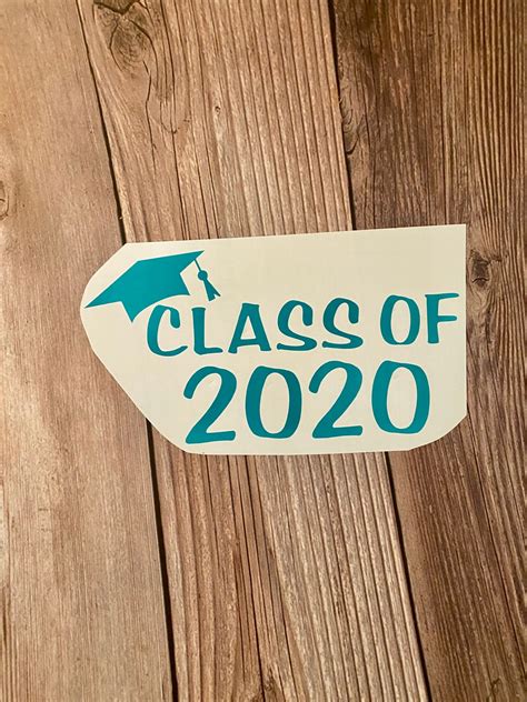 Class Of 2022 Decal Graduation Sticker 2023 2024 2025 Etsy