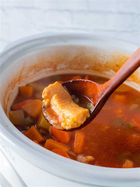 Slow Cooker Chunky Vegetable Soup Create Kids Club