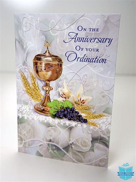 Ordination Anniversary Card Anniversary Cards Anniversary Greetings