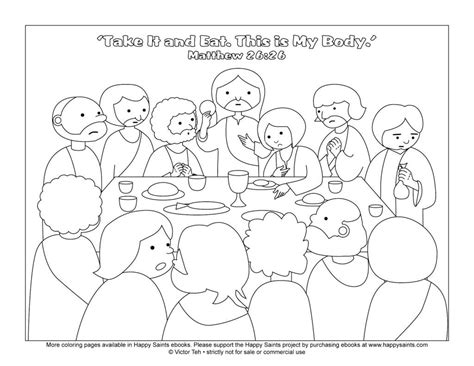 As he shared the wine he said, this cup is the new covenant in my blood, which is poured out for you (luke 22:20). Jesus Christ Coloring Printable Page For The Last Supper ...