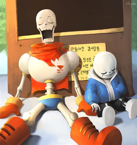 Papyrus And Sans By Korhiper On Deviantart