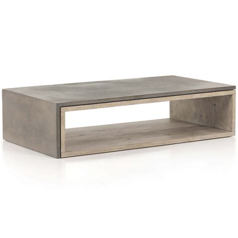 Faro Coffee Table Dark Grey Concrete High Fashion Home Concrete