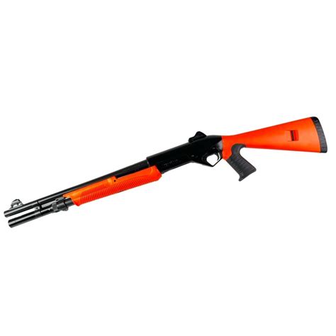 Benelli Super Nova 12ga Tactical Shotgun W Orange Less Lethal Stock