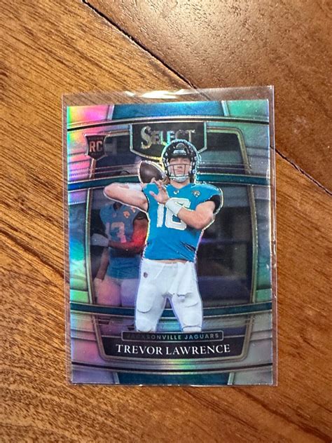 2021 Panini Select Silver Trevor Lawrence Concourse Rookie Card Rc 43 Jaguars Ebay