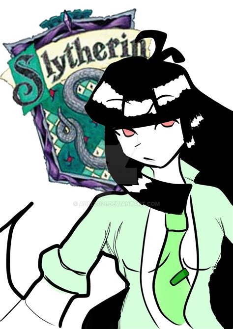Slytherin Girl Colored By Adell021 On Deviantart