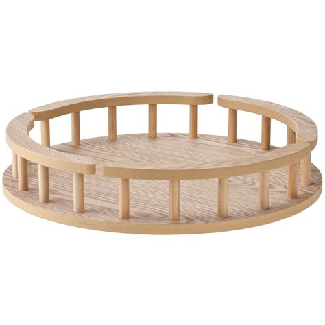 When i was opening the plastic covering on the back knickers it with a fingernail and a small piece curled off.1. Large Wood Lazy Susan | Lazy susan, Wood, Lazy