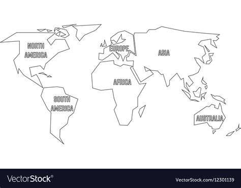 Africa And Asia Map Outline