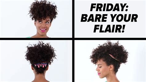 7 Natural Hairstyles You Can Easily Re Create At Home Youtube