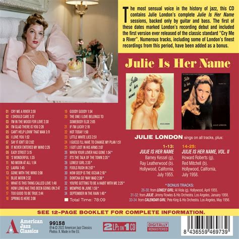 Julie Is Her Name Complete Sessions Jazz Messengers