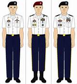 Pictures of Class B Army Uniform