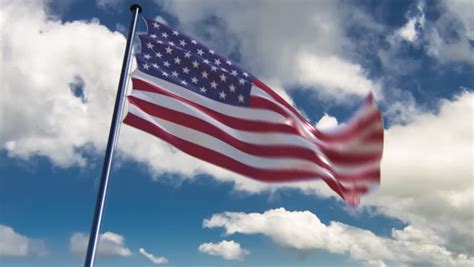 Usa Flag Hq Animated On An Epic Backgroundready To Use Animation Of