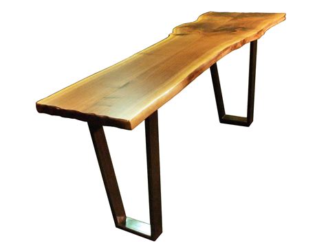 Fabricated in wood, concrete, or metal, our custom table bases are built to best complement your live edge top. DeVos Custom Woodworking - Custom Wood Tables with Metal Bases