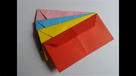 How To Make An Origami Envelope Как сделать конверт Youtube