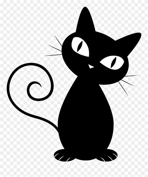 Cat Dibujos De Gatos Negros Clipart 689564 Pinclipart