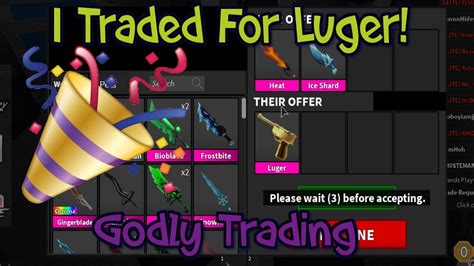 Check spelling or type a new query. MM2 I TRADED FOR LUGER! - YouTube