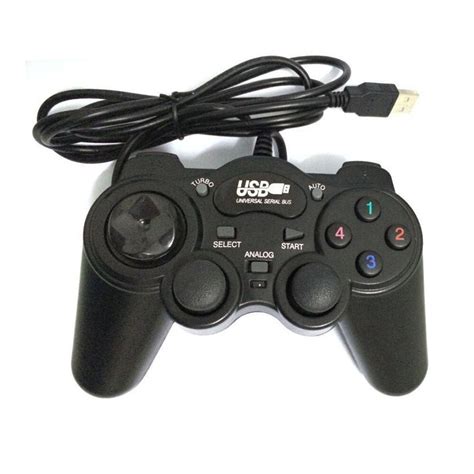 Wired Usb 20 Black Gamepad Joystick Joypad Gamepad Game Controller For