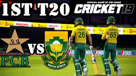 Pakistan Vs South Africa 1st T20 Match 2021 Cricket 19 Gameplay 1080p