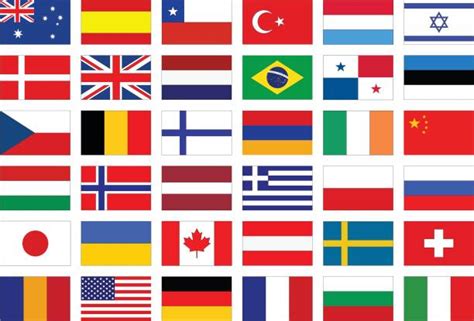 Flags Around The World Illustrations Royalty Free Vector Graphics