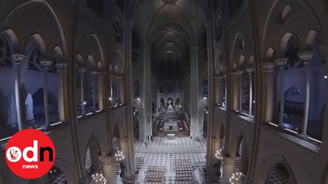 Drone Aerials Show Glory Of Notre Dame Cathedral Before Fire Youtube