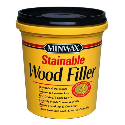 Minwax Water Based Wood Filler At