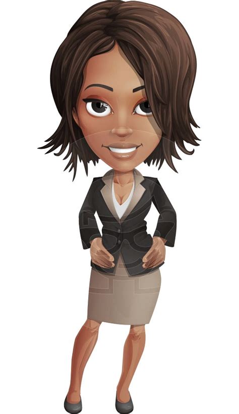 Vector Office Woman Cartoon Character Illustration Kim The Office