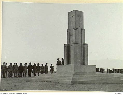 A Memorial To The Heroes Of Tobruk Major General Morshead Addressing