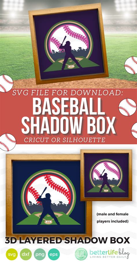 Vinyl Decal Projects Htv Projects Vinyl Decals Baseball Shadow Boxes