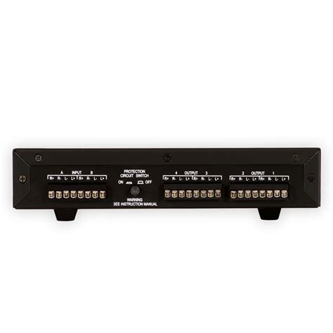 Ts4d Dual Input 4 Zone Speaker Selector Box For 8 Speakers